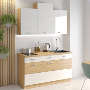 Küchenmöbel-Set Alpine 150 cm Schränke sehen in klassischen und modernen Interieurs großartig aus