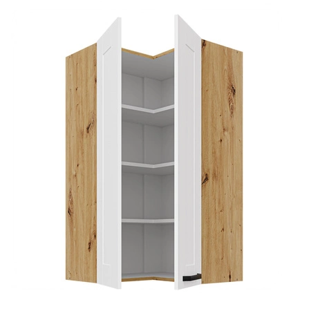 Luis 60x60 GN-108 2F Eck-Hängeschrank für die Küche beständig gegen Dampf, hohe Temperaturen und Verschüttungen