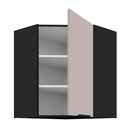 Tarraco Eck-Küchenoberschrank 60x60 GN-72 1F Metallkantengriff feuchtigkeits- und beschädigungsbeständiger Schrank