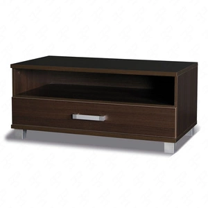 TV-Schrank Maximus 100 cm Kastanie Wenge mit Schublade modernes Design Kante mit speziellen ABS-Furnier Schublade auf Rollenschienen beendet