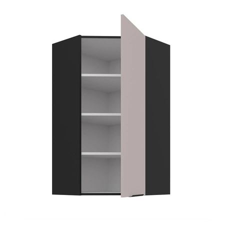 Tarraco Eck-Küchenwandschrank 60x60 GN-108 1F Metallkantengriff feuchtigkeits- und beschädigungsbeständiger Schrank