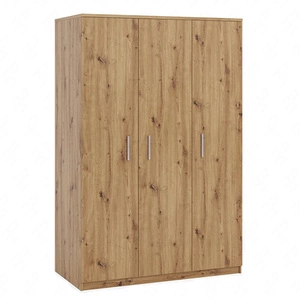 Kleiderschrank Rico 135 cm Eiche handwerklich funktionale Möbel klassische Form idealer Kleiderschrank für Schlafzimmer oder Diele