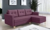 Ecksofa mit Schlaffunktion Telsze violett universal elegantes Ecksofa in skandinavischer Form großes Bettzeugfach