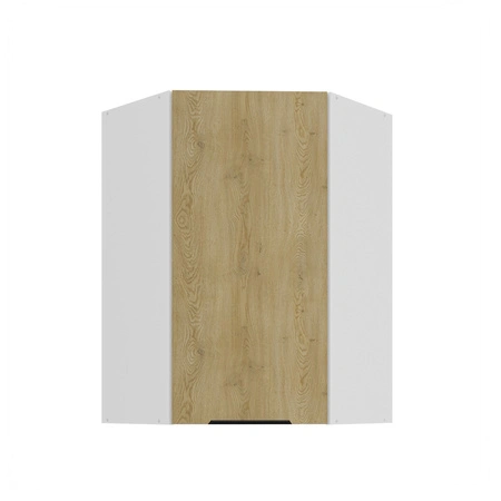 Eck-Küchenoberschrank Cremona 60x60 GN-90 1F Metallkantengriff feuchtigkeits- und beschädigungsbeständiger Schrank