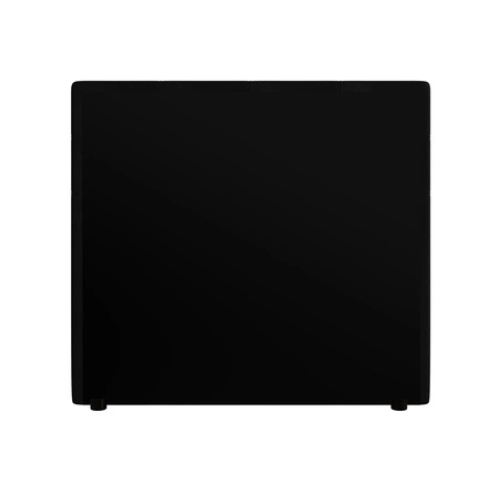 Boxspringbett Kansas 120x200 schwarz Bett im modernen skandinavischen Stil mit gepolstertem Kopf- und Fußteil