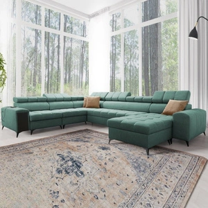 Ecksofa mit Schlaffunktion Bolmso VIII mintgrün right elegantes und bequemes Ecksofa mit Schublade ideal für geräumige Innenräume