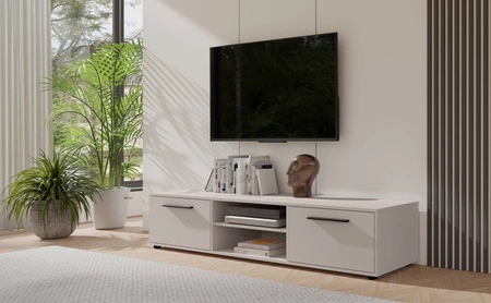 RTV-Schrank Maxione 190 cm beige geräumiger TV-Schrank im klassischen Stil schlichtes Design universelle Farben