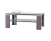 Couchtisch Achilles 68 cm Kastanie Wenge modernes Möbeldesign Kante des Couchtisches ist mit speziellem Furnier bearbeitet worden