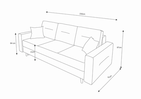 Das Sofa Bristol mit Schlaffunktion in Flaschengrün passt perfekt in jede Einrichtung und bietet einen bequemen Schlafplatz im traditionellen und skandinavischen Stil
