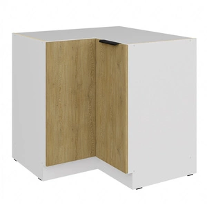 Eck-Küchenschrank Cremona 90x90 DN 2F BB Metallkantengriff feuchtigkeits- und beschädigungsbeständiger Schrank