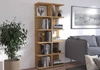 Bücherregal Even 84 cm Eiche artisan ideales Bücherregal für Büro, Arbeitszimmer oder Jugendzimmer