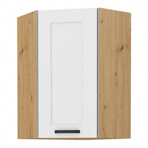 Luis 60x60 GN-90 1F Eck-Hängeschrank für die Küche, resistent gegen Dampf, hohe Temperaturen und Verschüttungen