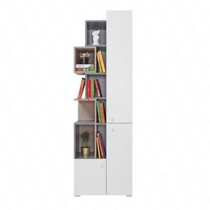 Regal Epsilon 60 cm Beton / weiß / Eiche ideal für das Jugendzimmer sehr brauchbar und hat einen modernen Look