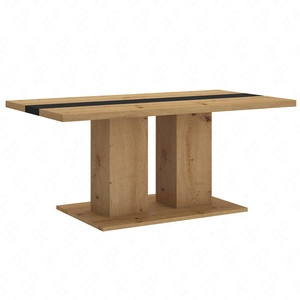 Salem Couchtisch Eiche artisan / schwarz modernes Möbeldesign auslaufsichere Platte