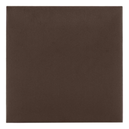 Polsterpaneel Quadra 40x40 cm braun stilvolles Wandpaneel quadratischer Veloursstoff modisches Finish für jede Einrichtung