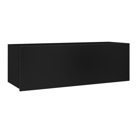 Hängeschrank Apulia 105 cm schwarz glänzend minimalistisches Design stilvoller Schrank für das Wohnzimmer einfaches Design, das zu jeder Einrichtung passt