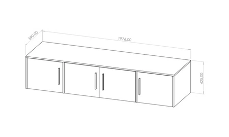 Garderobenerweiterung Maxione 198 cm schwarzer Funktionsschrank bietet mehr Stauraum für Kleidung, Schuhe und Accessoires