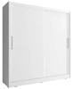 Goya 200 cm Schiebeschrank weiß moderne Garderobe ideal für ein Schlafzimmer Kleiderschrank oder Flur