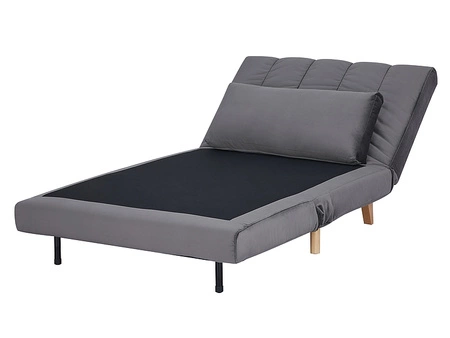 Liegesessel Billy grau Schlichtes und modernes Design, das sich in jede Einrichtung einfügt Beine aus Buche