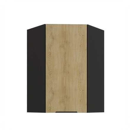 Eck-Küchenoberschrank Crotone 60x60 GN-90 1F Metallkantengriff feuchtigkeits- und beschädigungsbeständiger Schrank