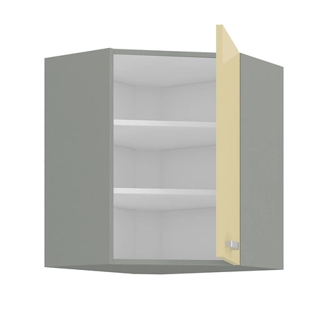 Karmen 89x89 GN-72 3F Eck-Hängeschrank für die Küche, resistent gegen Dampf, hohe Temperaturen und Verschüttungen