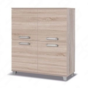 Kommode Maximus 100 cm Eiche sonoma helles modernes Design Möbel Kante mit speziellen ABS-Furnier getrimmt