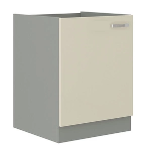 Stehender Küchenschrank mit Regal Karmen 60 D 1F BB dampf-, temperatur- und spritzwasserbeständiger Schrank