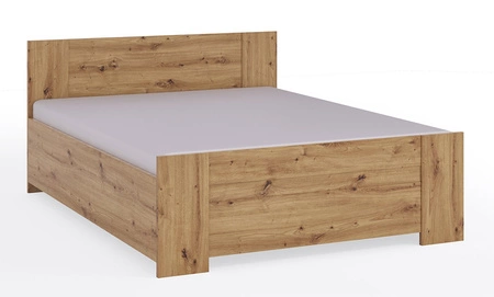 Schlafzimmermöbel-Set Rico Eiche artisan zeitloses Design Schlafzimmermöbel-Set geräumiger Schiebeschrank mit Spiegel