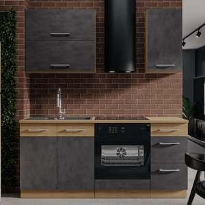 Valico Küchenmöbel-Set 180 cm Schränke sehen in klassischen und modernen Interieurs großartig aus