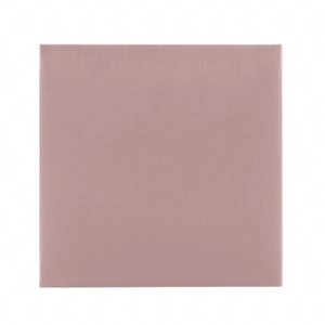 Gepolstertes Paneel Quadra 30x30 cm rosa stilvolles Wandpaneel quadratischer Veloursstoff modisches Finish für jede Einrichtung