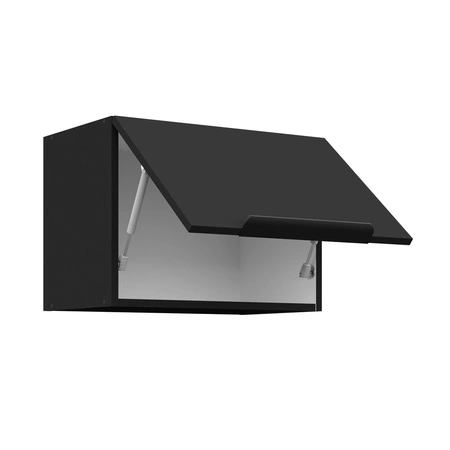 Traufschrank Schwarz 50 GU-36 1F Metallkantengriff feuchtigkeits- und beschädigungsbeständiger Schrank