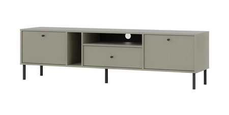 Wohnzimmermöbel-Set Kioto II Eukalyptus stilvolles Design elegante Möbel in gedeckten Farben mit schwarzen hohen Beinen bereichert