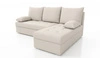 Ecksofa mit Schlaffunktion Fasti hellbeige universal Ecksofa mit Bettkasten Garantie für höchsten Komfort