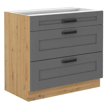 Eck-Küchenmöbel-Set Asti 285x170 cm ideal für klassische und moderne Innenräume