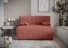 Brandon Schlafsofa Indian Pink modernes Design und breite Funktionalität dreidimensionalen Stoff mit ausdrucksstarken Streifen