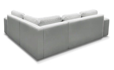 Ecksofa mit Schlaffunktion Bovec II grau rechts Komfort-Ecksofa mit stilvollem Charakter-Bettcontainer