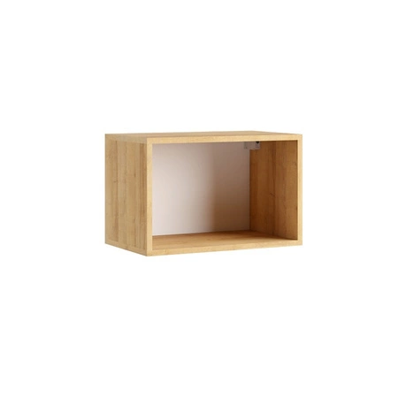 Möbel Apulia XXXII weiß glänzend / goldene Eiche ein außergewöhnlich stilvolles Wandelement einfache Elemente, die in jedes Interieur passen