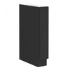 Küchenschrank Cargo Schwarz 15 D CARGO BB Metallkantengriff feuchtigkeits- und beschädigungsbeständiger Schrank