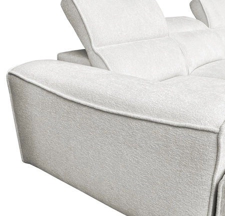 Ecksofa mit Schlaffunktion Viano IX grün rechtsseitig stilvolles Ecksofa mit Bettzeugcontainer ideales Möbelstück für ein großes Wohnzimmer