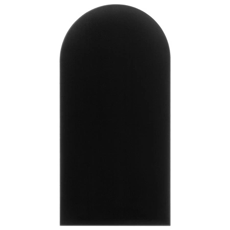 Wally gepolstertes Paneel 30x60 cm schwarz stilvolles Wandpaneel Zaun Veloursstoff modisches Finish für jede Einrichtung