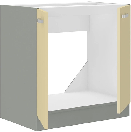 Küchenunterschrank Karmen 80 ZL 2F BB dampf- hitze- und spritzwassergeschützt