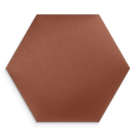 Gepolstertes Paneel Hexagon 40x35 cm schmutzig rosa stilvolles Wandpaneel Veloursstoff modische Dekoration jedes Interieur
