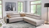 Ecksofa mit Schlaffunktion Bolmso IX beige rechte Seite bequemes Ecksofa für Wohnzimmer mit Schublade Bettzeug Container stilvolles Design