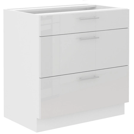 Lumia Küchenmöbel Set 270 cm weiß glänzend Fronten unkonventionellen Stil der Schränke wird das Innere jeder Küche passen