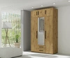 Garderobenerweiterung Maxione 150 cm Eiche handwerklich funktionaler Schrank erhöht den Stauraum für Kleidung Schuhe und Accessoires