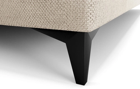 Boxspringbett Norco 90x200 beige stilvolles Bett mit Bettzeug Lagerung Beleuchtung im Kopfteil fügt eine einzigartige Note