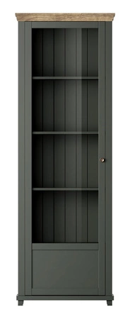 Evora 71 cm Schrank in Flasche grün / Eiche lefkas links wird Liebhaber von ausdrucksstarken Interieurs ideal für Wohn-und Esszimmer begeistern