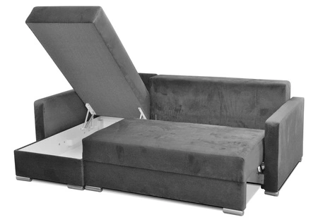 Ecksofa mit Schlaffunktion Neron navy blue linke Seite garantiert höchsten Komfort und Funktionalität