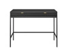 Konsolentisch Lovro Schwarz mit Schubladen Stilvolles und funktionales Möbelstück für Flur Wohnzimmer oder Büro