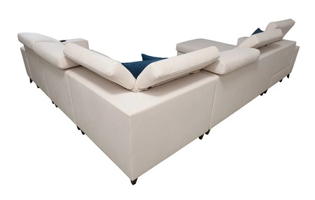 Ecksofa mit Schlaffunktion Kelly Sleek VIII braun linkes stilvolles Ecksofa für Wohnzimmer bietet Komfort beim Entspannen